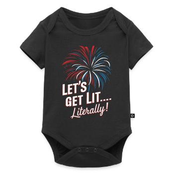 Pyrotechniker Feuerwerk Pyrotechnik - Baby Premium Kurzarmbody - Schwarz - Vorne