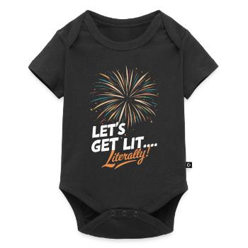Pyrotechniker Feuerwerk Pyrotechnik - Baby Premium Kurzarmbody - Schwarz - Vorne