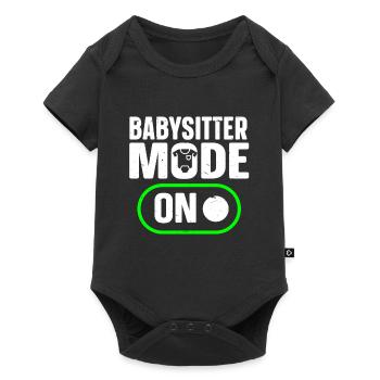 Baby-sitter Babysitting - Body à manches courtes Premium Bébé - noir - Devant