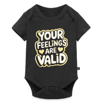 Mental Health Advocate Therapy Support Emotional - Baby Premium short-sleeve bodysuit - black - Front