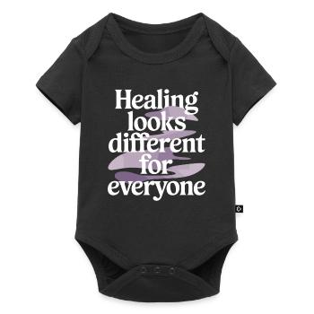Mental Health Advocate Therapy Support Emotional - Baby Premium short-sleeve bodysuit - black - Front