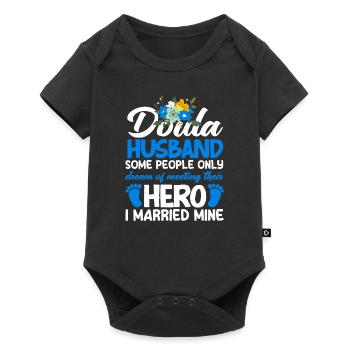 Doula Gift Doula Doulas - Baby Premium short-sleeve bodysuit - black - Front