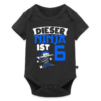 Cette ceinture ninja 6 ans de ninja Ninja L - Body à manches courtes Premium Bébé - noir - Devant