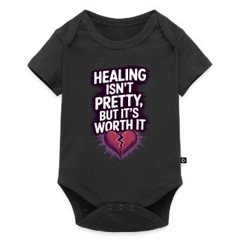 Mental Health Advocate Therapy Support Emotional - Baby Premium short-sleeve bodysuit - black - Front
