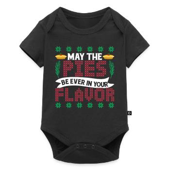 Christmas May The Pies Be Ever in Your Flavor - Baby Premium short-sleeve bodysuit - black - Front