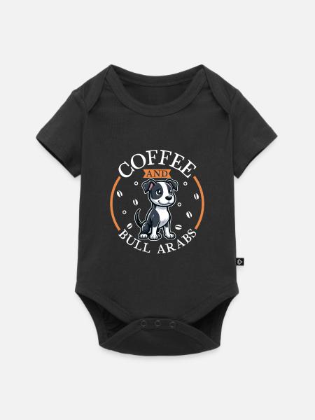 Kaffee und Bull Arab - Baby Premium Kurzarmbody - Schwarz