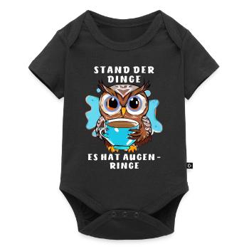 OWL STATE OF THINGS HAS DARK CIRCLES UNDER EYES - Baby Premium short-sleeve bodysuit - black - Front