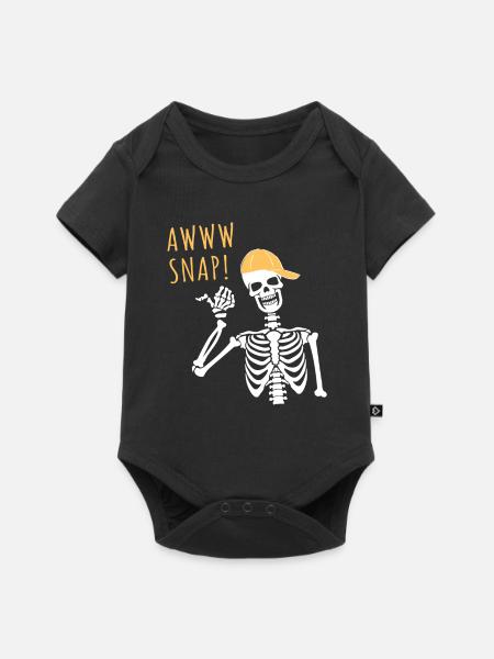 Awww Snap - Baby Premium Kurzarmbody - Schwarz