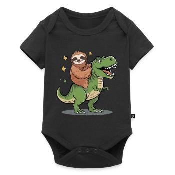 Sloth - Baby Premium short-sleeve bodysuit - black - Front