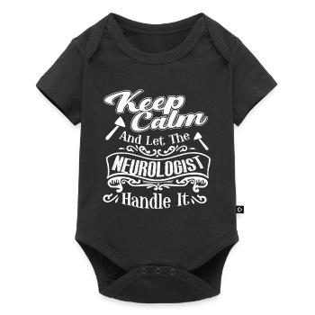 Neurologist Let Neurologist Handle It - Baby Premium short-sleeve bodysuit - black - Front