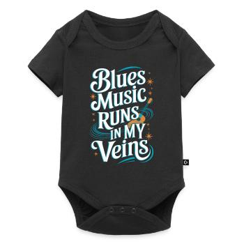 Soulful Tunes for Blues Lovers Embrace the Rhythms - Baby Premium short-sleeve bodysuit - black - Front