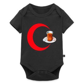 Turkish Tea - Turkish Tea - Love of Home - Baby Premium short-sleeve bodysuit - black - Front