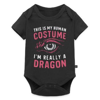 Dragon Mystique Dragon Fantasy - Body à manches courtes Premium Bébé - noir - Devant