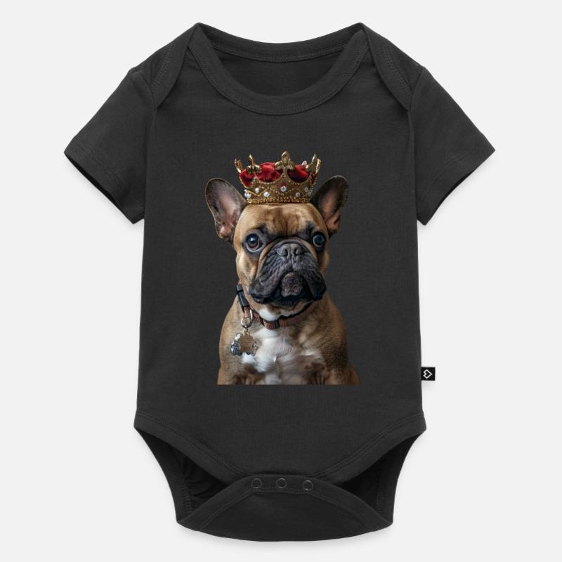 Bouledogue français - Body à manches courtes Premium Bébé - noir