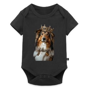Shetland Sheepdog - Baby Premium short-sleeve bodysuit - black - Front
