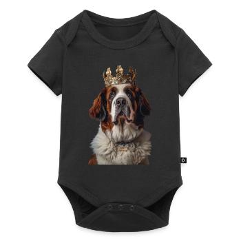 Saint Bernard - Baby Premium short-sleeve bodysuit - black - Front