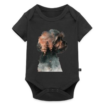 Shih Tzu - Baby Premium short-sleeve bodysuit - black - Front