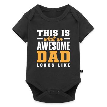 This is what a fantastic dad looks like - Baby Premium short-sleeve bodysuit - black - Front