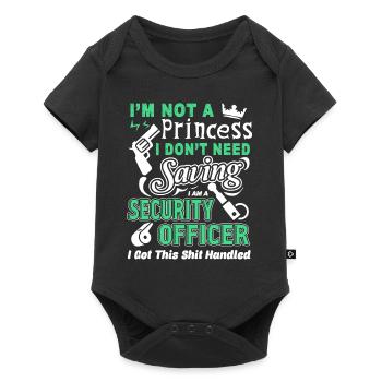 Security Officer I'm A Security Officer - Baby Premium short-sleeve bodysuit - black - Front
