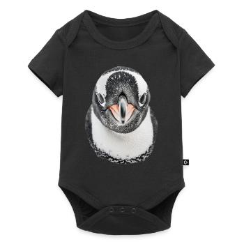 Penguin - Baby Premium short-sleeve bodysuit - black - Front