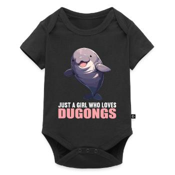 Manatee Dugongs Dugong - Baby Premium short-sleeve bodysuit - black - Front
