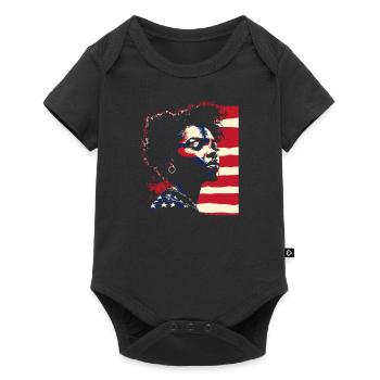 Afro American Heritage Black History Month - Baby Premium short-sleeve bodysuit - black - Front