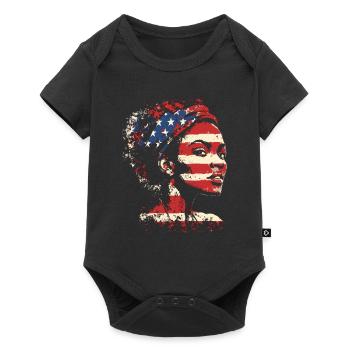 Black History Month Heritage Afro American - Baby Premium short-sleeve bodysuit - black - Front