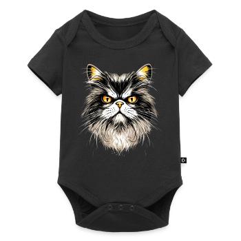 Persian Cat Persian Cat Persian Cat Cute Cats - Baby Premium short-sleeve bodysuit - black - Front