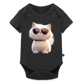 Persian Cat Persian Cat Persian Cat Cute Cats - Baby Premium short-sleeve bodysuit - black - Front
