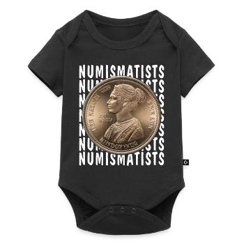 COINS NUMISMATISTS - Baby Premium short-sleeve bodysuit - black - Front