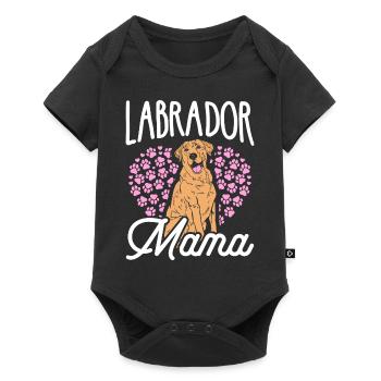 Labrador Mom Dog Dog Mom Walking Mom Mom Mom - Baby Premium short-sleeve bodysuit - black - Front