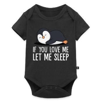 Penguin Penguins Animal - Baby Premium short-sleeve bodysuit - black - Front