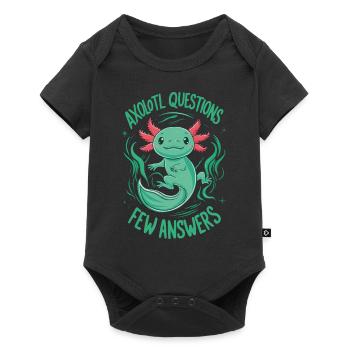 Poisson axolotl - Body à manches courtes Premium Bébé - noir - Devant