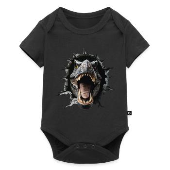 T-Rex - Body à manches courtes Premium Bébé - noir - Devant