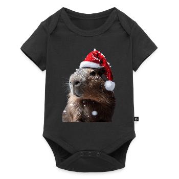 Capybara - Baby Premium short-sleeve bodysuit - black - Front