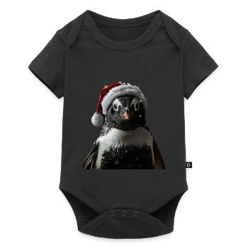 Penguin - Baby Premium short-sleeve bodysuit - black - Front