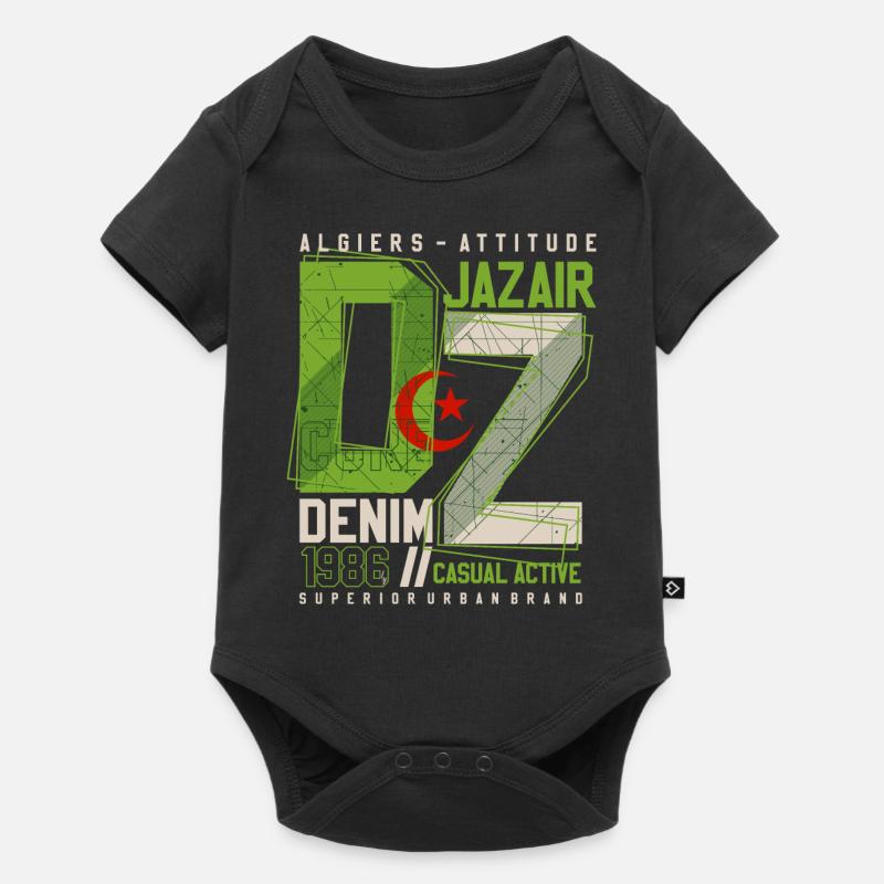 URBAN DZ - Body à manches courtes Premium Bébé - noir