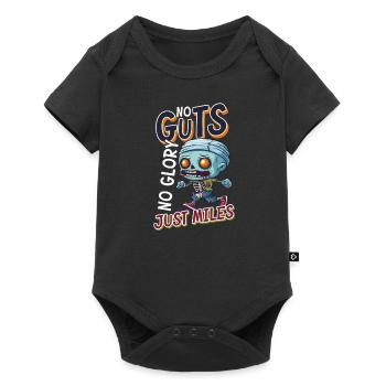 Halloween Runner No Guts, No Glory, Just Miles - Baby Premium short-sleeve bodysuit - black - Front