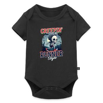 Halloween Runner Runner Style - Baby Premium short-sleeve bodysuit - black - Front
