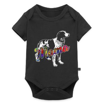 Brittany Spaniel Brittany Spaniel Mama - Baby Premium short-sleeve bodysuit - black - Front