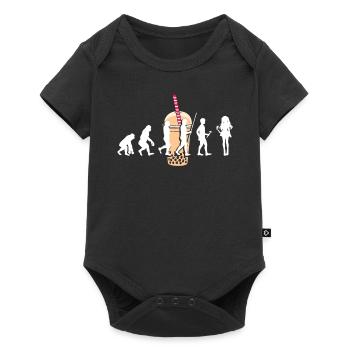 Bubble Tea Boba BubbleTea Kawaii Japan Tea Kpop - Baby Premium short-sleeve bodysuit - black - Front