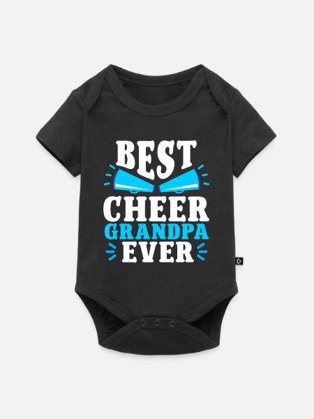 Cheerleading Cheerleader Base Flyer - Baby Premium Kurzarmbody - Schwarz