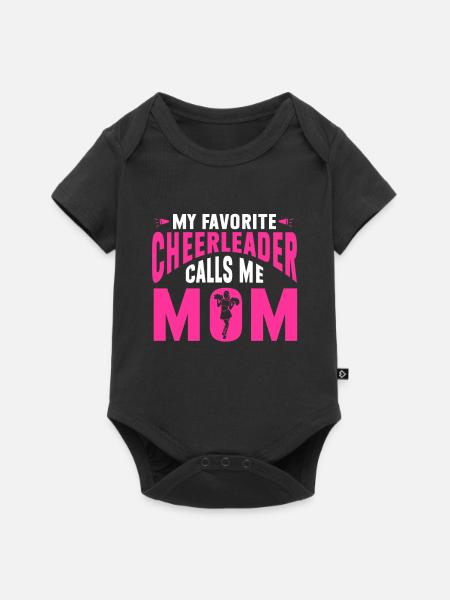 Cheerleading Cheerleader Base Flyer - Baby Premium Kurzarmbody - Schwarz