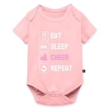 Cheerleading Cheerleader Base Flyer - Baby Premium Kurzarmbody - Rosa - Vorne