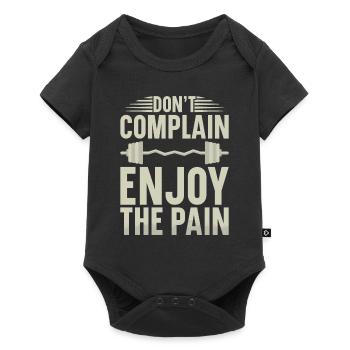 Entraîneur de fitness Haltérophilie GYM Musculation - Body à manches courtes Premium Bébé - noir - Devant