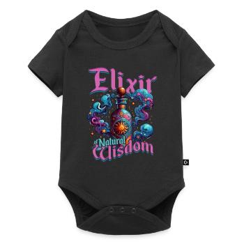 Pharmacist Pharmacist Elixir Of Natural Wisdom - Baby Premium short-sleeve bodysuit - black - Front