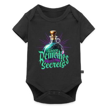 Pharmacist Herb Collector Pharmacist - Baby Premium short-sleeve bodysuit - black - Front