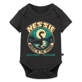 Loch Ness Monster 1933 Legendary Cryptid Scotland - Baby Premium short-sleeve bodysuit - black - Front