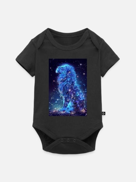 Jungfrau - Baby Premium Kurzarmbody - Schwarz