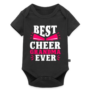 Cheerleading Cheerleader Base Flyer - Body à manches courtes Premium Bébé - noir - Devant